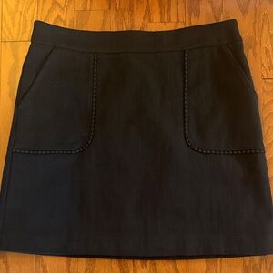 Loft black skirt